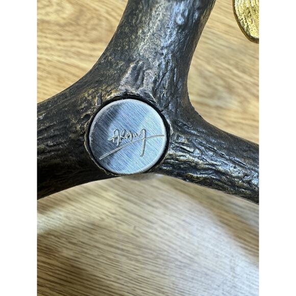 Michael Aram Butterfly Ginkgo Candle-Holder Centerpiece Bronze Nickel - Picture 14 of 15